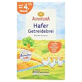 Alnatura Bio Hafer-Getreidebrei, 6er Pack (6 x 250 g)