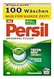 Persil Universal Pulver Waschmittel (100 Waschladungen), Vollwaschmittel mit Tiefenrein-Plus Technologie bekämpft hartnäckigste Flecken für strahlende Reinheit