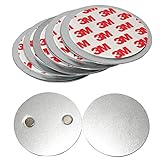 5er Set Rauchmelder Magnethalter - Selbstklebend für kleine und Mini Rauchmelder - 3M Klebepads mit Magnethalterung zur einfachen Befestigung/OHNE Bohren UND Schrauben/Plug & Play Montage