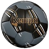 Kempa SPECTRUM SYNERGY PLUS Handball Trainings- und Spielball mit einzigartiger 30-Panel-Konstruktion - für jede Altersklasse geeignet - schwarz/anthra - Größe 1