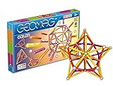 Geomag - Classic Color 127 Stück - Magnetisches Konstruktionsspiel für Kinder ab 3-4 Jahren - Hergestellt in der Schweiz - Magnetische Bausteine mit 60 Stäben, 61 Kugeln, 6 Basen - STEM