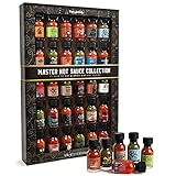 Thoughtfully - Hot Sauce Geschenkset - Probierset Mit 30 Verschiedenen Scharfen Saucen - Weltweit Inspiriert