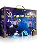 Japace Zauberkasten & Experimentierkasten für Kinder, 8 Zaubertricks & 69 Experimente STEM Chemie Sets, Weihnachten Geburtstag Geschenk Wissenschaft Spielzeug für Jungen & Mädchen