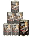 Dehner Wild Nature Katzenfutter Senior, Unterholz, Wildschwein, 6 x 400 g (2.4 kg)