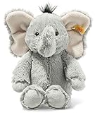 Steiff Kuscheltier Elefant Ella, Süßes Stofftier, Jungen, Mädchen & Babys ab 0 Monaten, Soft Cuddly Friends, Plüschtier 30 cm klein, 064982