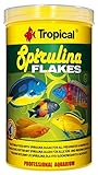 Tropical Spirulina Flakes Pflanzliches Flockenfutter mit Spirulina, 1er Pack (1 x 1 l)