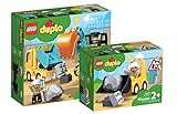 Lego Duplo - Set: 10931 Bagger und Laster + 10930 Radlader