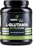 L-Glutamin Pulver ULTRAPURE - 99,95% rein - 1000g - neutral - vegan - glutenfrei - laktosefrei - feinstes L-Glutamin Pulver in Premium-Qualität