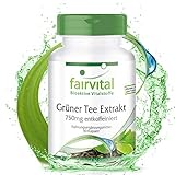 Grüner Tee Kapseln - 1500mg Grüntee Extrakt pro Tagesdosis - Koffeinfrei - 98% Polyphenole & 50% EGCG - HOCHDOSIERT - VEGAN - Camellia Sinensis - 90 Kapseln