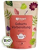 🤰 PregniVital® - Geburtsvorbereitung - speziell ab 37. SSW - 100% BIO Schwangerschaftstee - mit Himbeerblättern und Frauenmantel nach traditionellem Hebammen-Wissen für das 3. Trimester