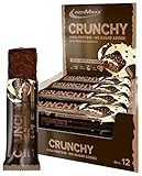 IronMaxx Crunchy Proteinriegel, High Protein, Low Carb, Low Sugar Eiweißriegel, Palmölfrei & ohne Zuckerzusatz, Geschmack Triple Chocolate, 12x 45 g (12er Pack)