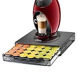 HiveNets Dolce Gusto Kaffee Kapselhalter Kapselständer Kapseln Metall Schubladen Organiser für 36 Stück