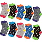 L&K-II 10er Kindersocken Sportsocken für Jungen aus Baumwolle Wintersocken lang 2916 25-30