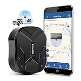 GPS Gerät 4G LTE, stark magnetisch wasserdicht 80 Tage Stand-by mit kostenloser APP/PC-Plattform ohne ABO Anti-Lost Real Time Tracker Locator für Auto, Motorrad, Fahrrad, LKW, Flotte (10000MAH)