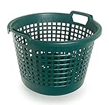 Herby Gartenkorb Grün 25 l Universalkorb Korb aus Kunststoff Robust