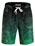 APTRO Herren Badehose Freizeit Short Schnelltrocknend Badeshorts, S023,Grün, 3XL