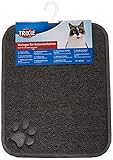 Trixie 40381 Vorleger für Katzentoiletten, PVC, 37 × 45 cm, anthrazit