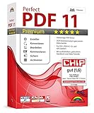 Perfect PDF 11 PREMIUM inkl. OCR - 3 USER - PDF Erstellen, Bearbeiten, Umwandeln, Sichern, Kommentieren, Formulare, 100% Kompatibel mit PDF Dokumenten Windows 11, 10, 8.1, 7