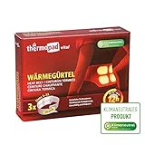 THERMOPAD Wärmegürtel GR. S-XL (Stretch/Klett) – DAS ORIGINAL: 3X Wärmegürtel für 12 Stunden Wärme I Sofort einsatzbereiter Wärmegurt mit extra warmen Wärmezellen – Einweg Nierenwärmer/Rückenwärmer