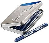 PELIKAN 3 Boxen à 6 Tintenpatronen mit Edelstein Ink Longsleeve 'Topaz Blau/Türkis