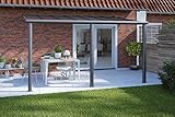 Verasol Smartline DIY Terrassenüberdachung anthrazit (4,24 x 3,0 M)