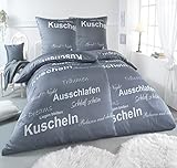 FELLANO® 4-teilige Mikrofaser Bettwäsche 135 x 200 cm + 80 x 80 cm Bettwäsche Set mit je 2 Bettbezügen 135 x 200 & Kissenbezügen 80x80, ÖkoTex Zertifiziert & für Allergiker geeignet