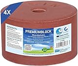 imima Mineralleckstein Pferd PREMIUMBLOCK Salzleckstein Set 4 x 3kg - Salzlecksteine für Pferde, Schafe, Ziegen, Wild und Rind - Salz Leckstein Mineralstein