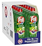 Pril 5 Plus Original Frische Minze, Handgeschirrspülmittel, (14 x 675 ml) mit selbstaktiver Fettlösekraft