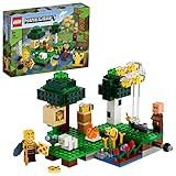 LEGO 21165 Minecraft Die Bienenfarm, Bauset mit Bienenzüchterin und Schaffigur, Spielzeuge für Jungen und Mädchen ab 8 Jahren