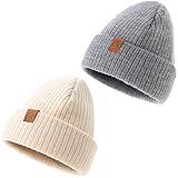 AHAHA Baby Beanie Kinder Jungen Stricken Wintermütze Jungen Warm Mütze Kinder S