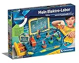 Galileo Lab – Mein Elektro-Labor, spannender Experimentierkasten, elektronischer Bausatz mit Sensoren & Lichteffekten, für Kinder ab 8 Jahren von Clementoni 59292