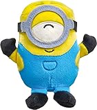 Schmidt Spiele 42730 Minions, Stuart lachend, Plüschfigur, 15 cm, bunt