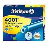 Pelikan Tp6X Füllfederhalter Tintenpatrone Türkis Tp6Xt