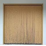 Perlen Vorhang - Tür String Vorhänge Für Türöffnung - Perlen Hängenden Vorhang - Raumteiler Fenster Flur Eingang - Wand Schrank Schlafzimmer Privatsphäre Dekor (Farbe : Natural, Größe : 70 Strands/6