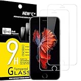 NEW'C 2 Stück, Panzer Schutz Glas für iPhone 6, iPhone 6s, Frei von Kratzern, 9H Härte, HD Displayschutzfolie, 0.33mm Ultra-klar, Ultrabeständig