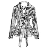 Winter Strass Hohl Blazer Frauen Casual Lace Tie Up Sexy Night Club Party Frauen Jacke Mantel Damen Herbst Winter Büro Outwear Overcoat Windbreaker Overcoat,A,M