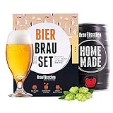 Braufässchen |Bierbrauset zum selber brauen | Pils im 5 Liter Fass | In 7 Tagen fertig Männer, Freund oder Vater | von BrauFässchen