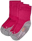 Camano Mädchen 3721 Sportsocken, 2er Pack, Rosa (fuchsia 42), Gr. 31-34