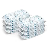 Amazon-Marke: Mama Bear Ultra Sensitive Baby Feuchttücher - 6er Packung (360 Tücher- 100% biologisch abbaubar)