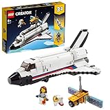 LEGO 31117 3-in-1 Spaceshuttle-Abenteuer Weltraum Spielzeug für Kinder ab 8 Jahren mit Astronauten-Figur, Geschenkidee zu Weihnachten