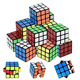 Mini Zauberwürfel,16 Stück Geschwindig Keitswürfel,Mini Würfel Set Party Favors Cube Puzzle,Puzzle Magic Cube,Party Puzzle Spielzeug,Magic Cube Spielzeug Geschenke(3 * 3 * 3cm)