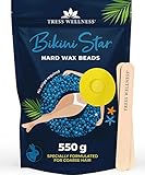 Tress Wellness Waxing Perlen - Wax Perlen Für Sensible Haut ohne Wachsstreifen - 550g bis zu 50 mal Waxen - Wachsperlen Haarentfernung Wachs