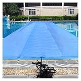 DICKIS Pool Solarabdeckplane Whirlpool-Abdeckung, schwimmende Spa-Decke, Schwimmbad-Solarabdeckung, Faltbare UV-Schutzblase, Wärmedämmfolie (Size : 4m x 8m/13ftx26ft)