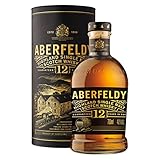 Aberfeldy 12 Jahre Single Malt Highland Scotch Whisky mit Geschenkbox , 70 cl