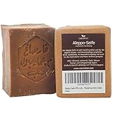 Carenesse Aleppo Seife 55% Lorbeeröl 45% Olivenöl - original Olivenölseife Haarseife vegan handgemacht - Alepposeife Lorbeerseife - traditionelles Rezept aus dem Orient