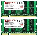 Komputerbay 4GB 2X2GB DDR2 800MHz PC2-6300 PC2-6400 (200 PIN) SODIMM Laptop-Speicher