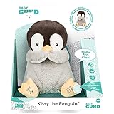 GUND Kissy, der Pinguin - singt, spricht und wirft Küsschen, Sprache wahlweise auf Deutsch oder Italienisch einstellbar, ab 10 Monaten