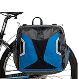 Generic Fahrradrahmen Taschen für Fahrräder, Outdoor-Fahrrad hinten Satteltasche Große Kapazität Mountainbike Lange Reisetasche