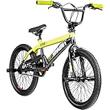 deTOX BMX 20 Zoll Fahrrad Big Shaggy Spoked 8 Farben zur Auswahl + 4 Pegs inkl.! (schwarz/gelb)