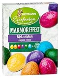 Heitmann Eierfarben - Marmoreffekt - 6 flüssige Eierfarben, 1017216, 30 Milliliters, gelb, rot, violett, grün, orange, blau, 5 ml